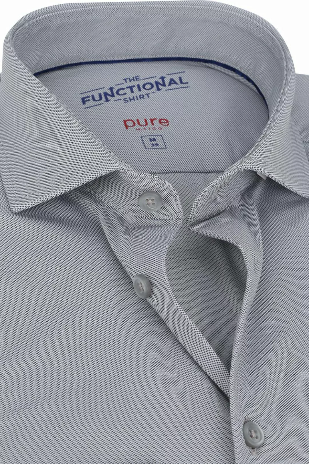 Pure Functional Shirt Grau - Größe 44 günstig online kaufen