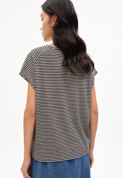 Ofeliaa Lovely Stripes - Damen T-shirt Aus Bio-baumwolle günstig online kaufen