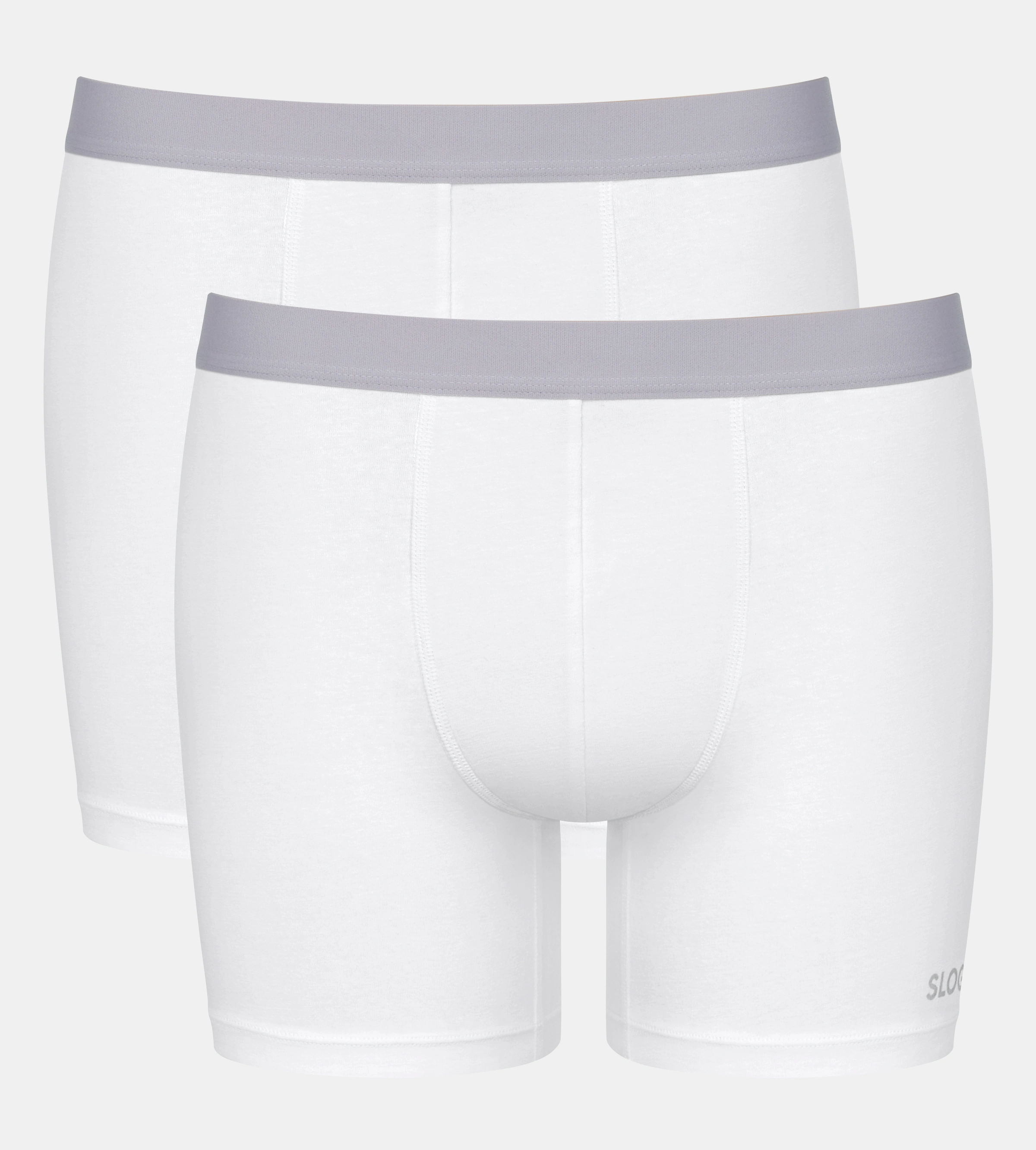 sloggi Boxer "Men GO ABC 2.0", (2er Pack), längeres Bein, Baumwollmix, weic günstig online kaufen