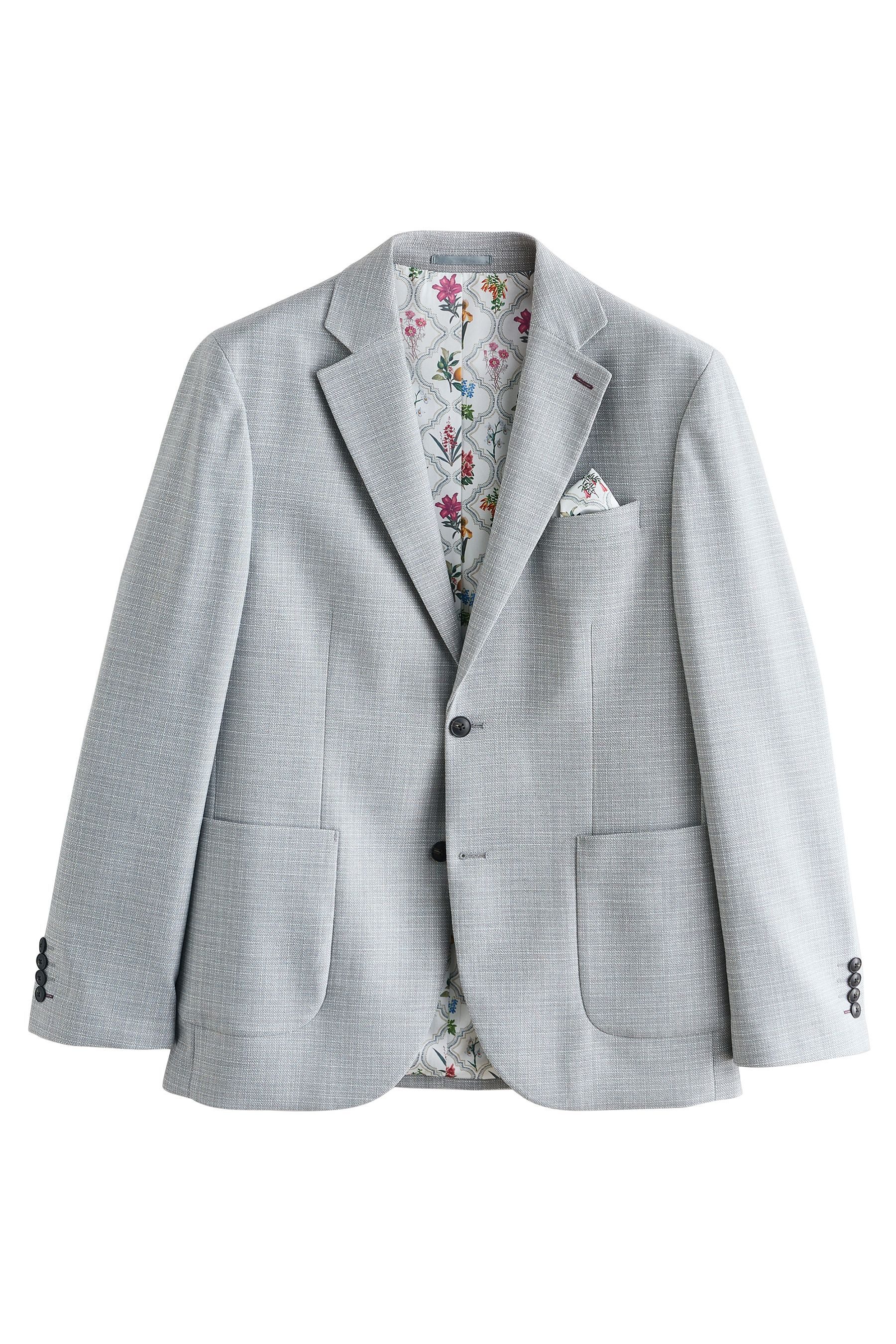 Next Jackenblazer Strukturierter eleganter Slim Fit günstig online kaufen