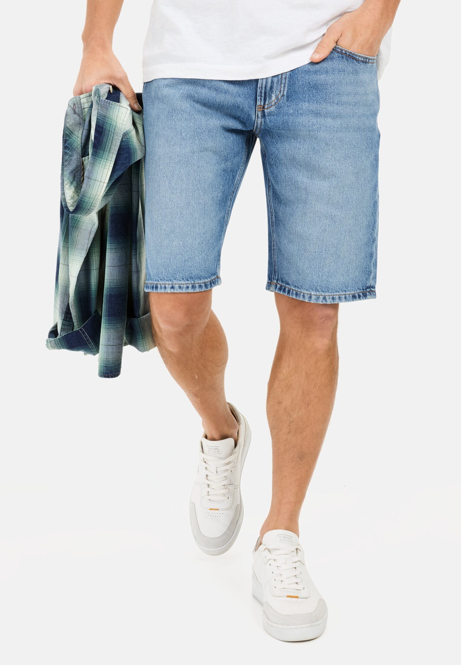 camel active Shorts aus Baumwolle günstig online kaufen