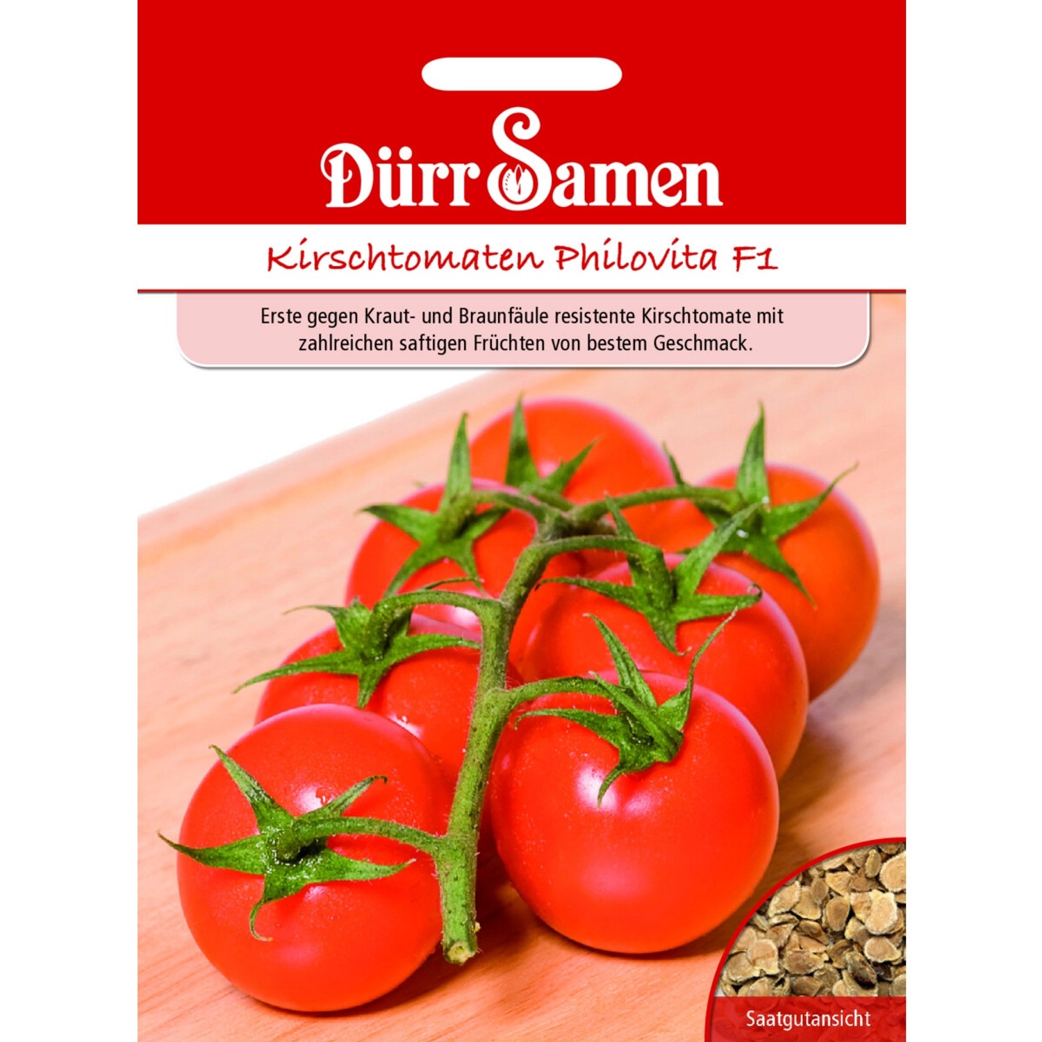 Dürr Samen Kirsch-Tomaten Philovita F1 Saatgut günstig online kaufen