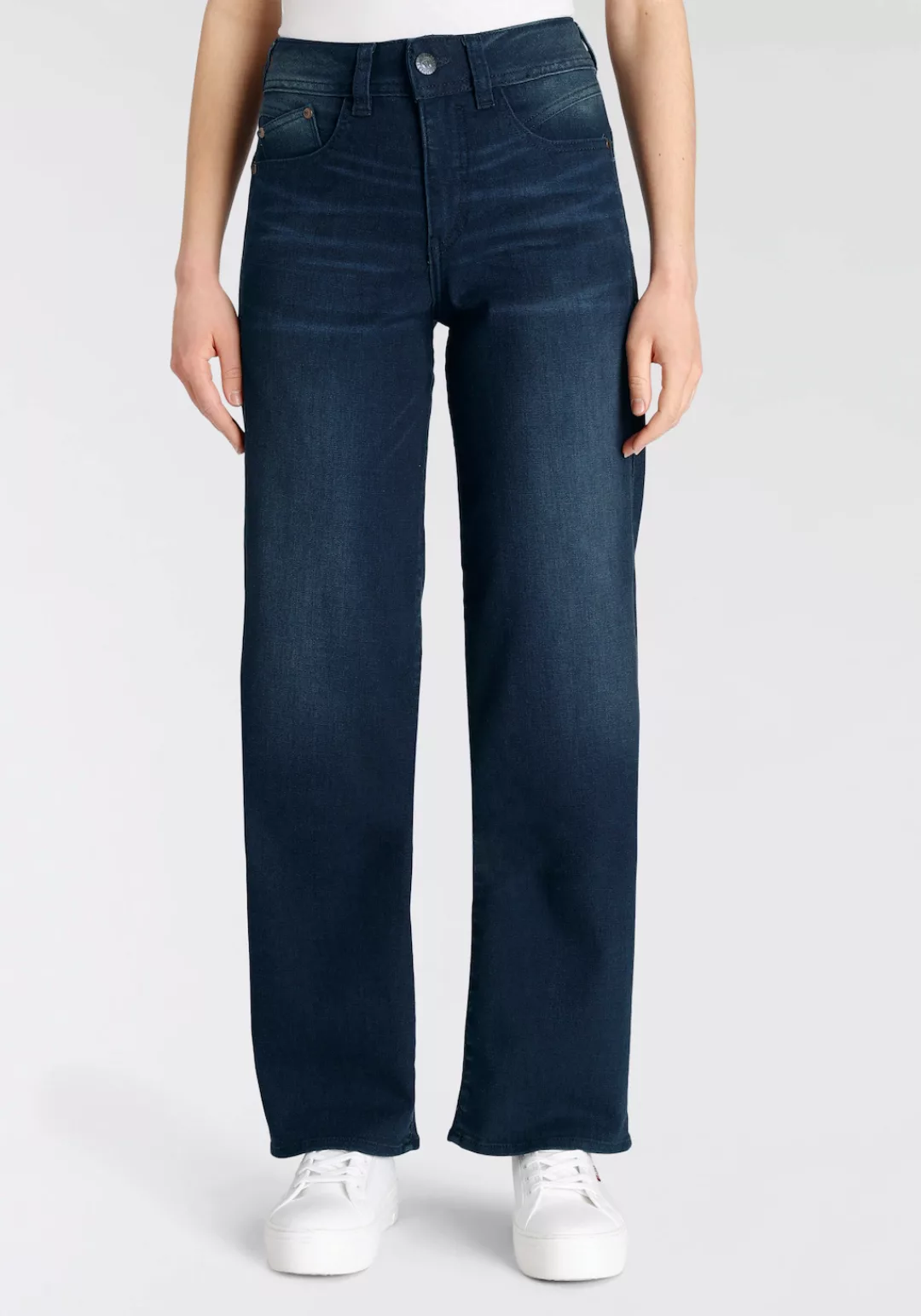 Herrlicher Weite Jeans "Gila Sailor long" günstig online kaufen