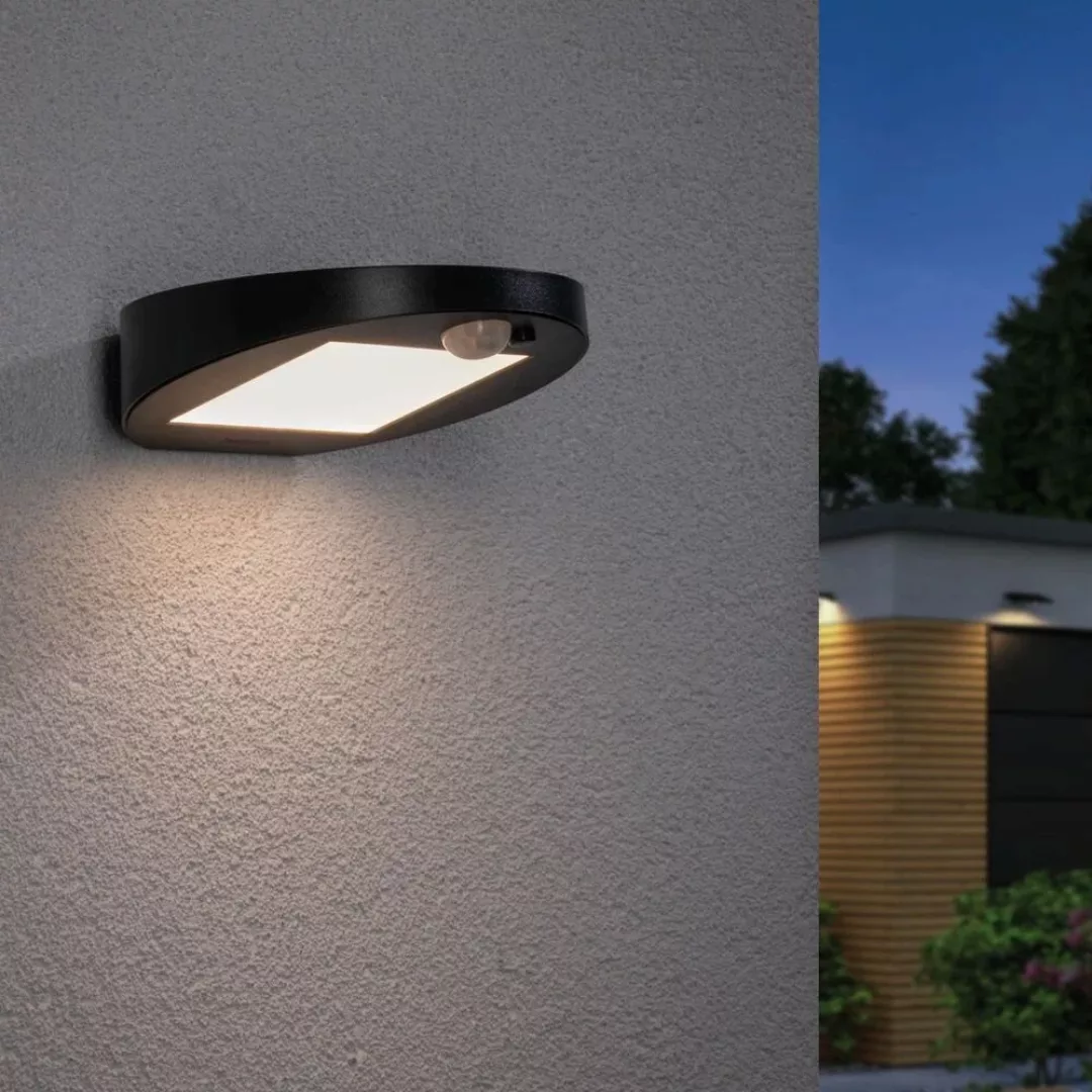Paulmann LED-Solar-Außenwandleuchte Ryse weiß günstig online kaufen