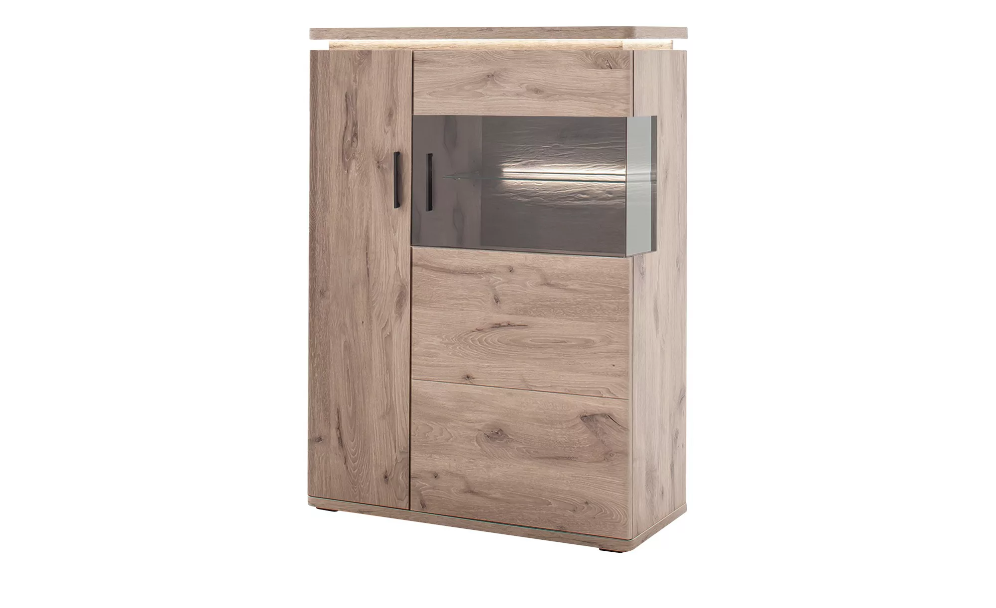 uno Highboard  Kataros ¦ holzfarben ¦ Maße (cm): B: 90 H: 124 T: 38.0 Kommo günstig online kaufen