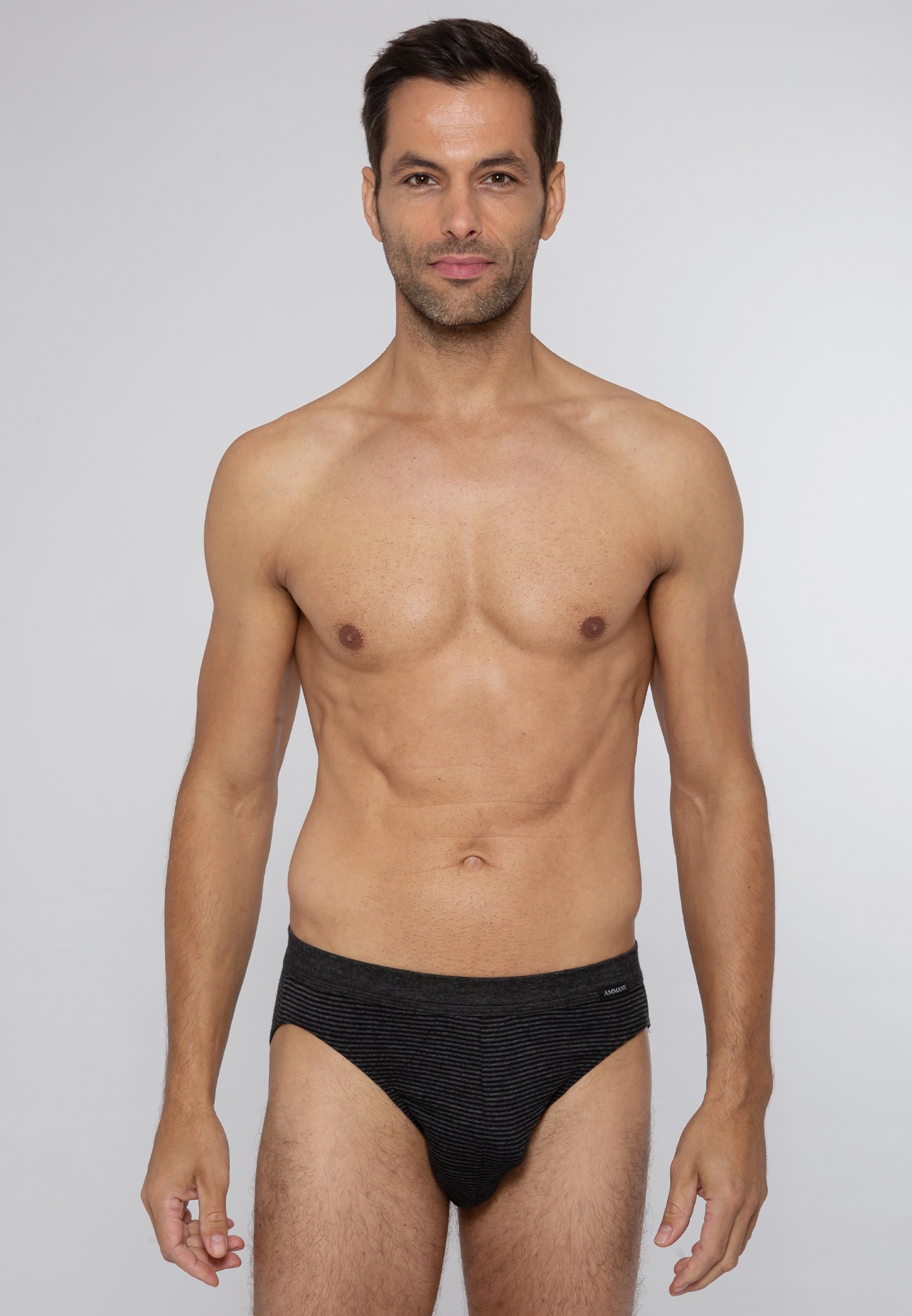 Ammann Slip 3er Pack Jeans Feinripp günstig online kaufen