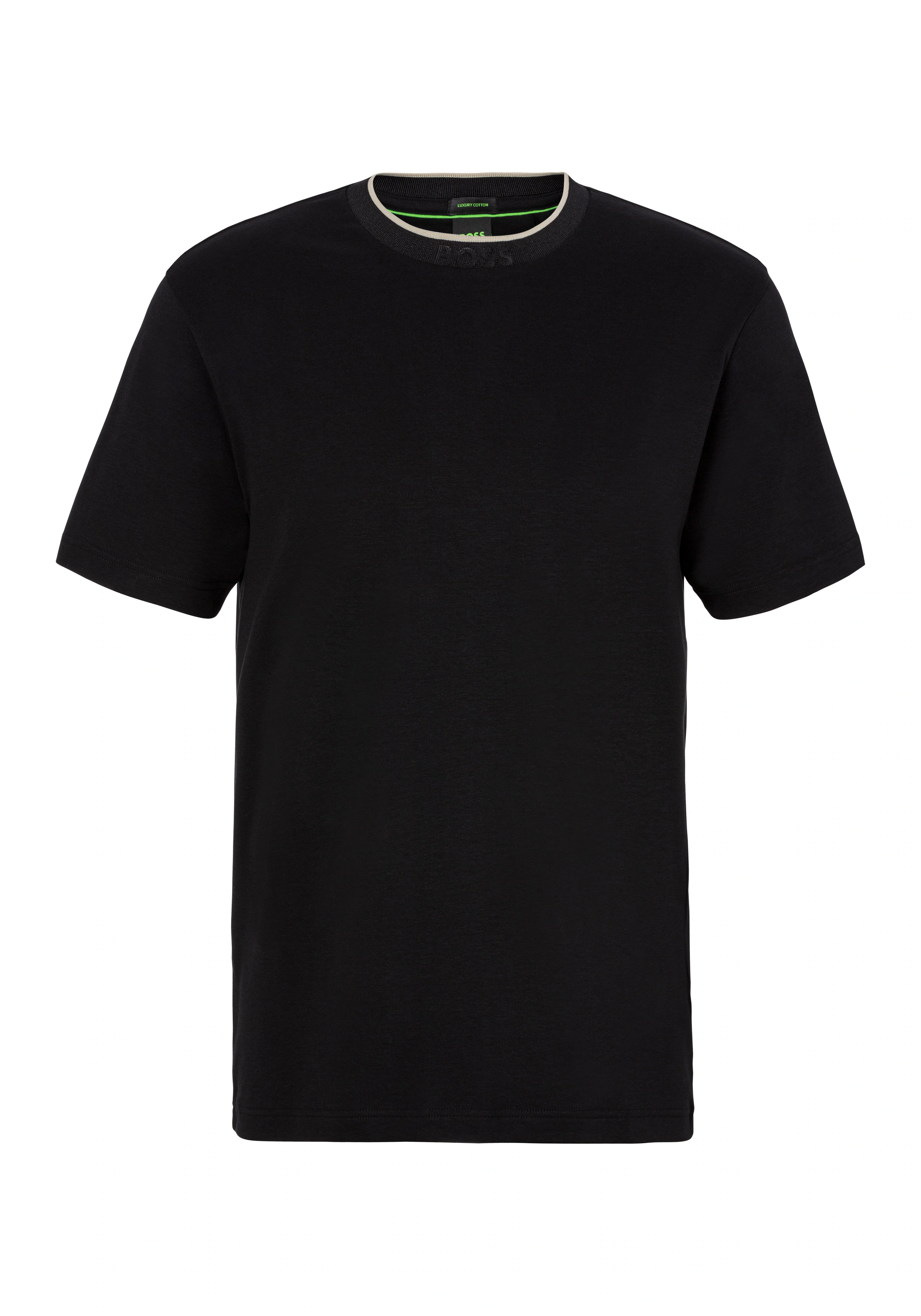 BOSS GREEN T-Shirt Tee 7 mit BOSS Schriftzug auf dem Halsausschnitt günstig online kaufen