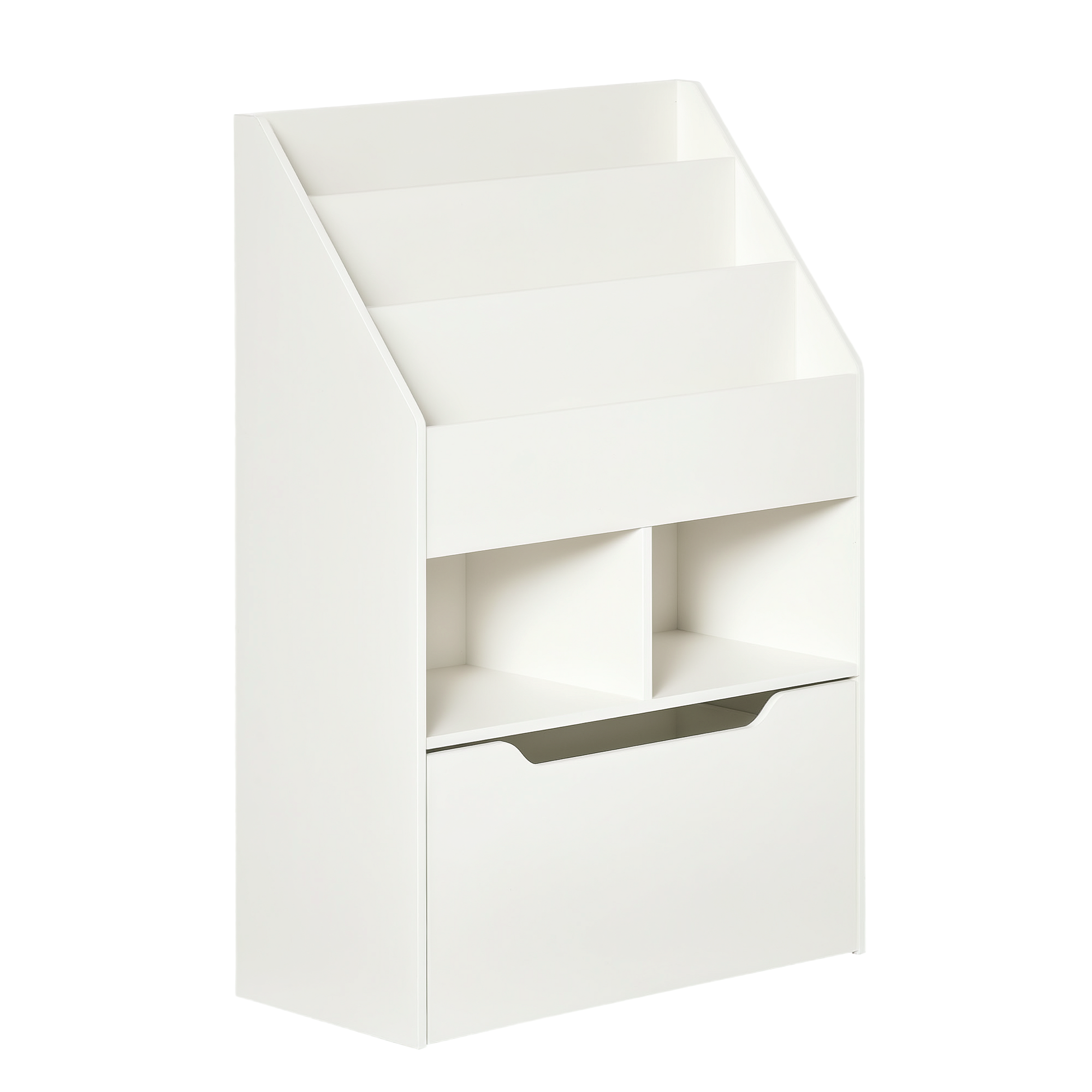 HOMCOM Kinderregal mit Schublade Standregal Bücherregal Dekoregal mit Fäche günstig online kaufen