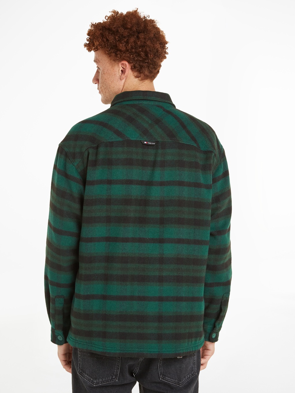 Tommy Jeans Fleecehemd "TJM FLEECE LINED CHECK SHIRT EXT", mit Streifenmust günstig online kaufen