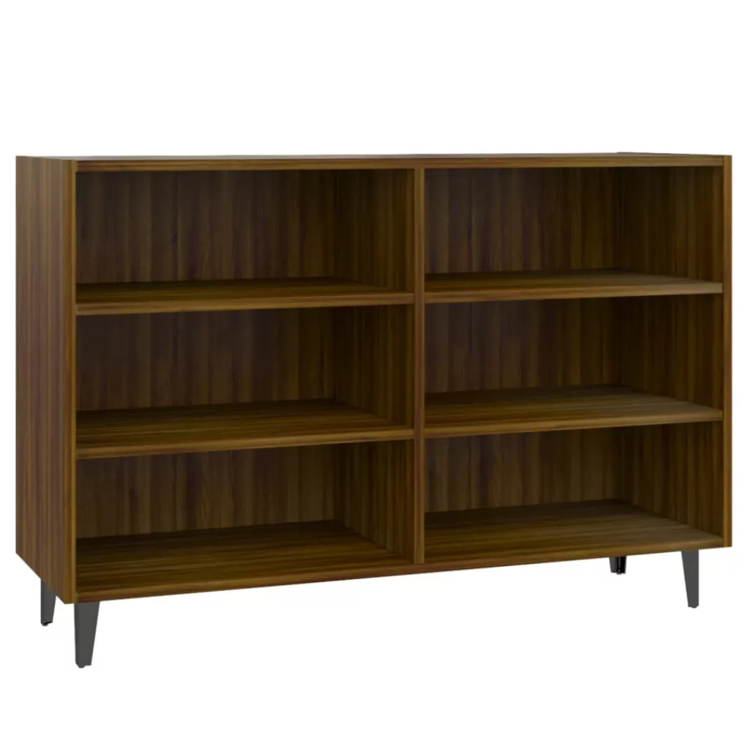 Sideboard Braun Eichen-optik 103,5x35x70 Cm Spanplatte günstig online kaufen