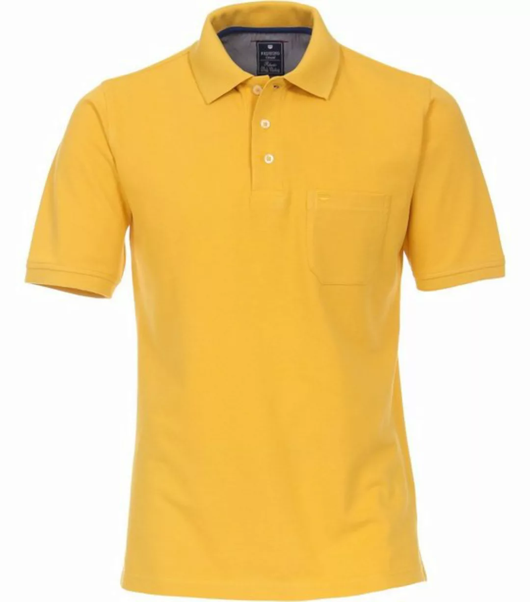 Redmond Langarm-Poloshirt Piqué Polo-Shirt günstig online kaufen