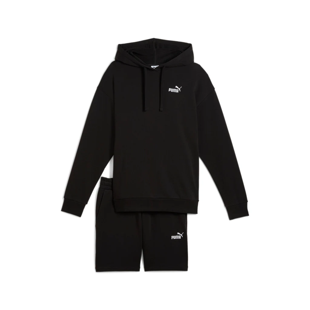 PUMA Trainingsanzug "SHORT HOODED RELAXED SWEAT SUIT 7" TR OP", (2 tlg.) günstig online kaufen