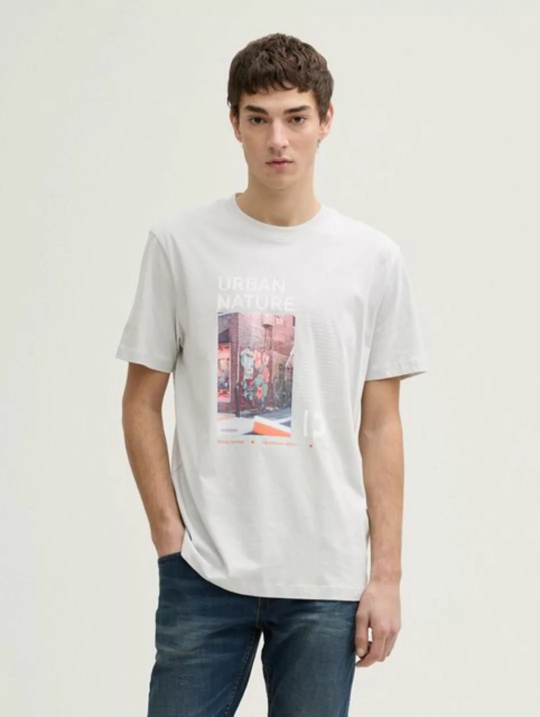 TOM TAILOR Denim T-Shirt T-Shirt mit Foto-Print günstig online kaufen