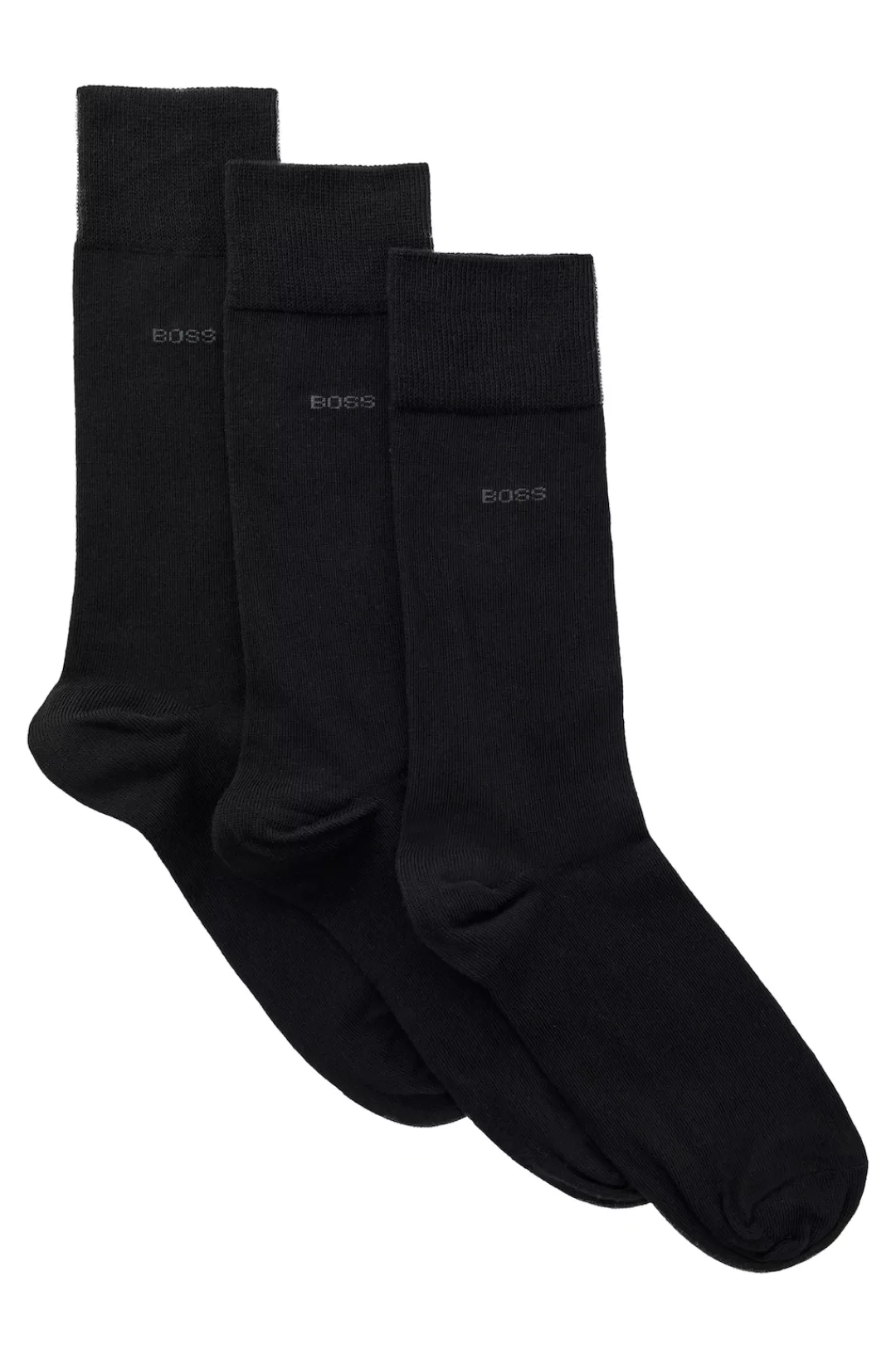 BOSS 3er-Pack Socken mit eingestricktem Logo günstig online kaufen