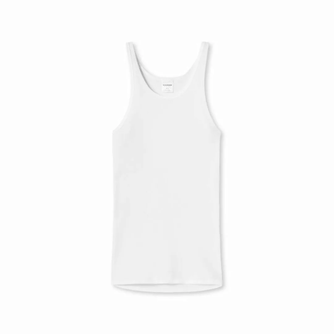 SCHIESSER Unterhemd - Original Doppelripp, Sport-Jacke, ärmellos, Weiß günstig online kaufen