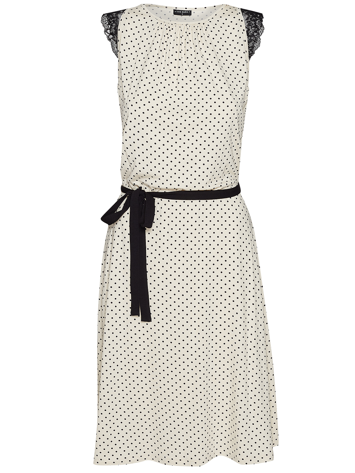 Vive Maria Chicago Girl Damen A-Linien-Kleid creme/allover günstig online kaufen