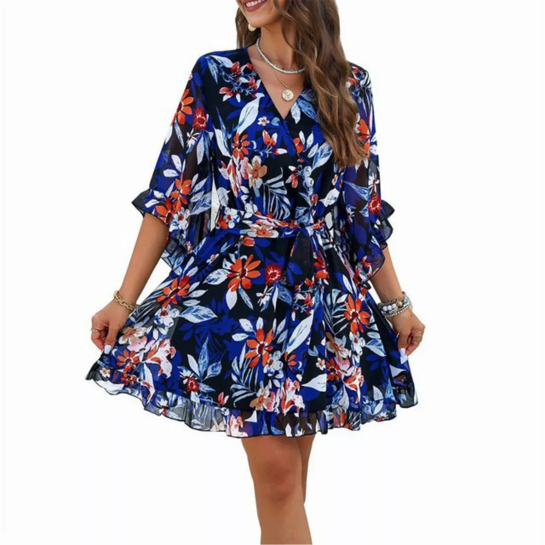 AFAZ New Trading UG Sommerkleid Kleid, elegantes bedrucktes Trägerkleid günstig online kaufen