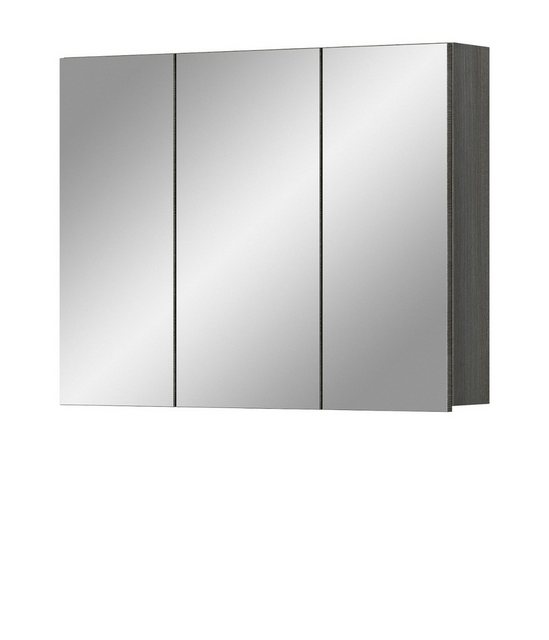 Inn.Furn Badezimmerspiegelschrank Grigio (Badschrank in Rauchsilber grau, 3 günstig online kaufen