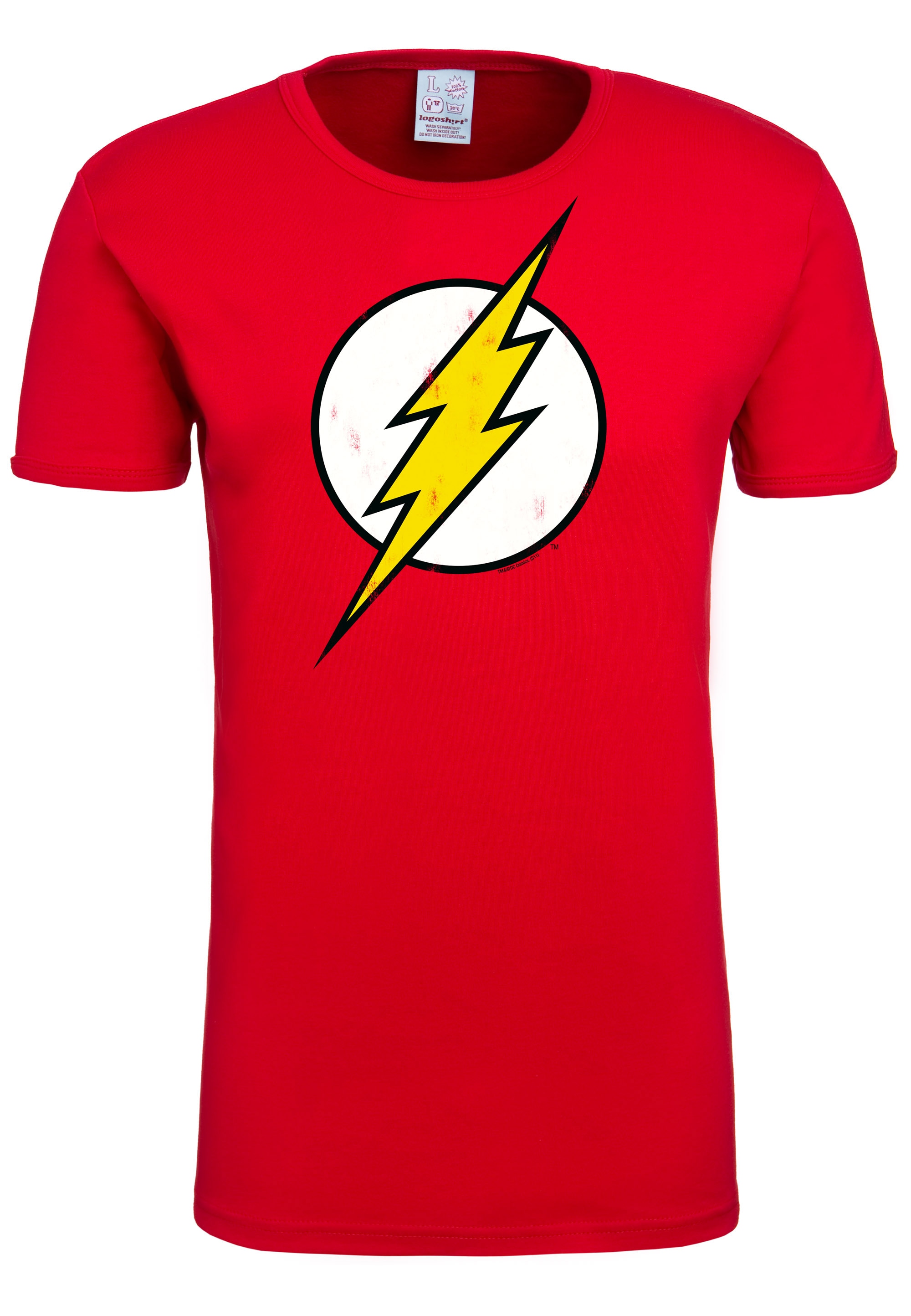 LOGOSHIRT T-Shirt "Flash Logo", mit lizenzierten Originaldesign günstig online kaufen