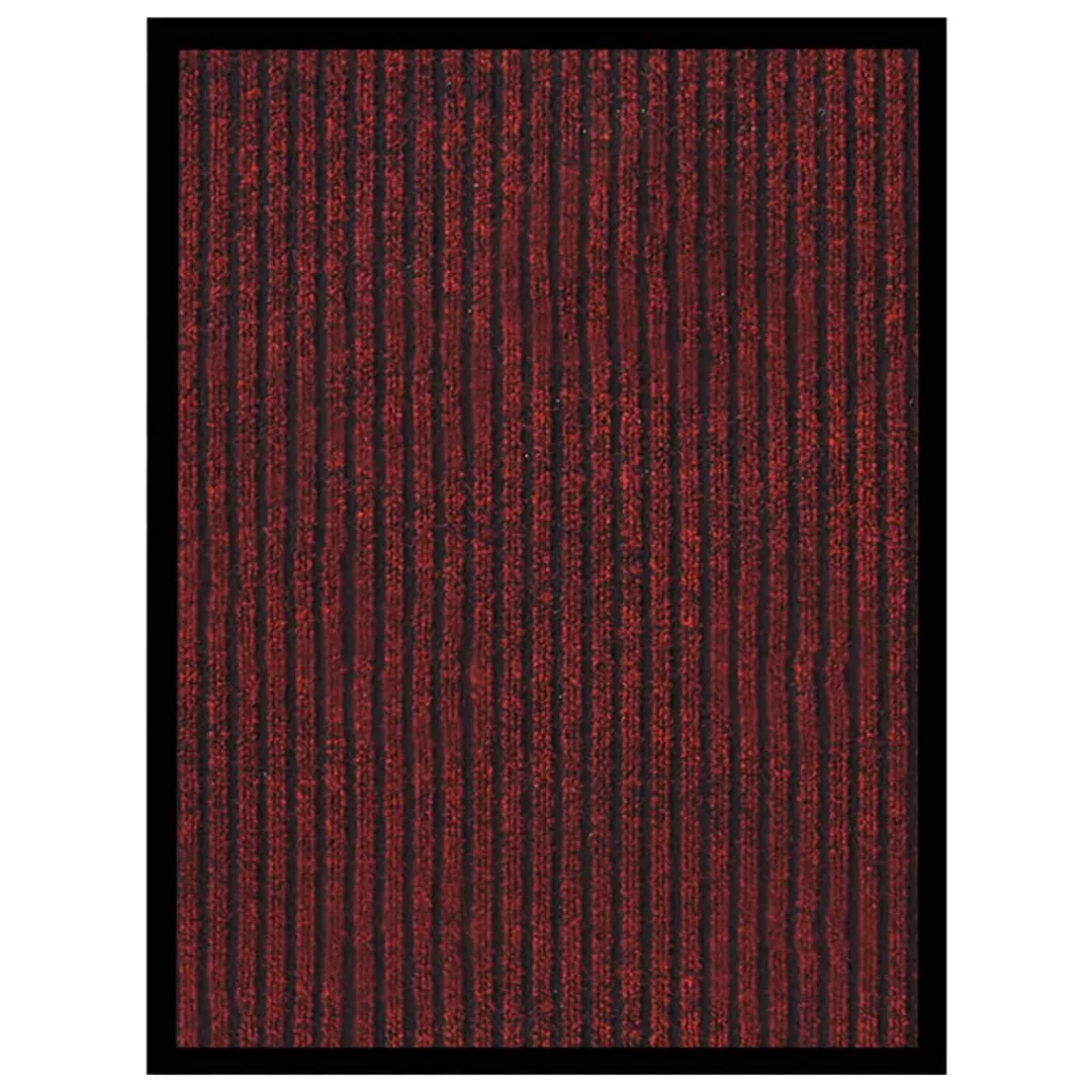 Fußmatte Rot Gestreift 40x60 Cm günstig online kaufen