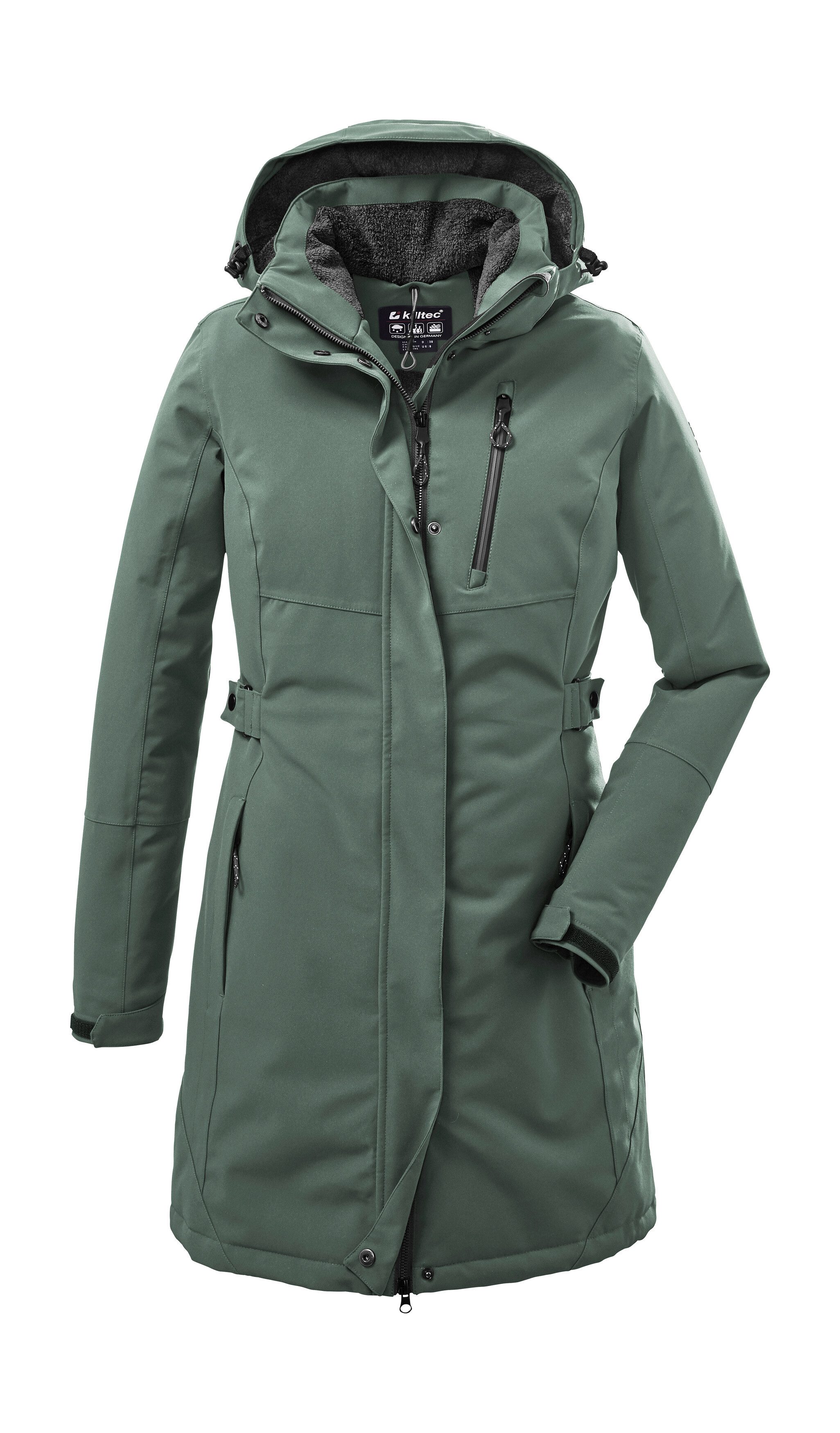Killtec Parka "KOW 165 WMN PRK", Wasser- und winddichter Parka mit Teddyfle günstig online kaufen