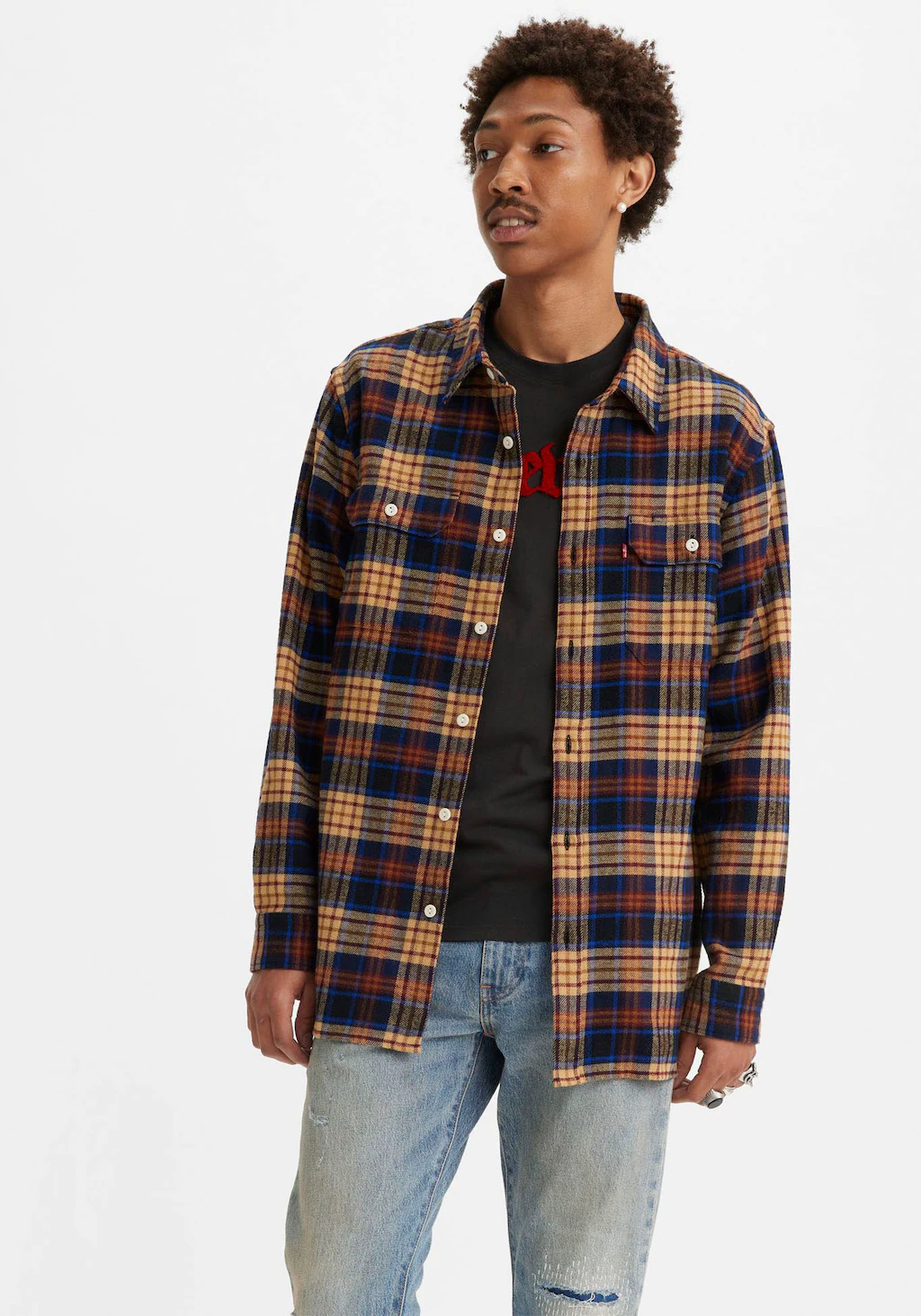 Levi's® Flanellhemd JACKSON WORKER mit durchgehender Knopfleiste günstig online kaufen