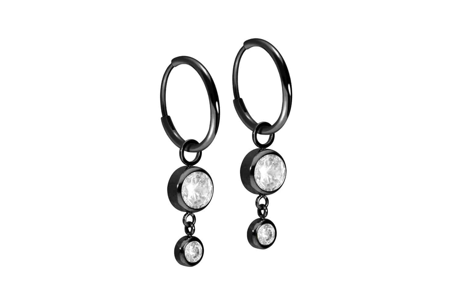 FILANGO Piercing-Set Titan Ohrclicker Creolen 2 günstig online kaufen