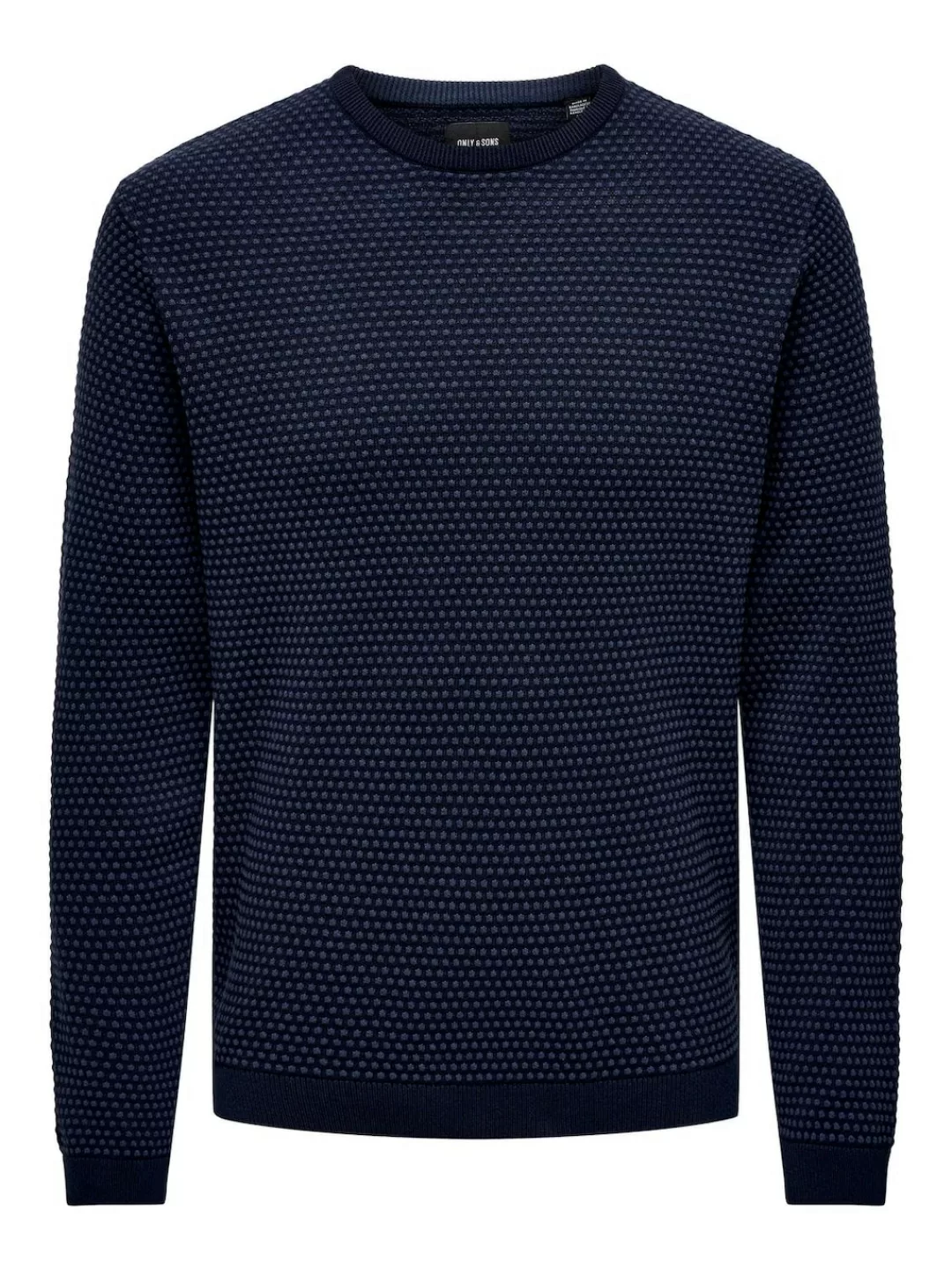 ONLY & SONS Rundhalspullover "ONSTAPA REG 12 STRUC LS CREW KNIT NOOS" günstig online kaufen