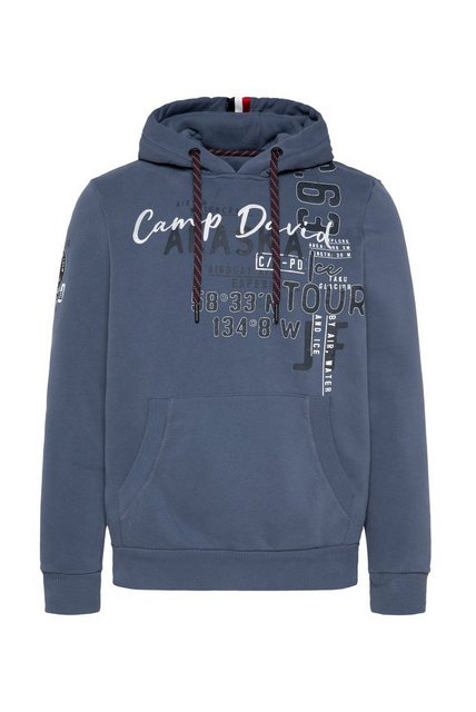 CAMP DAVID Kapuzensweatshirt mit Label-Applikationen günstig online kaufen