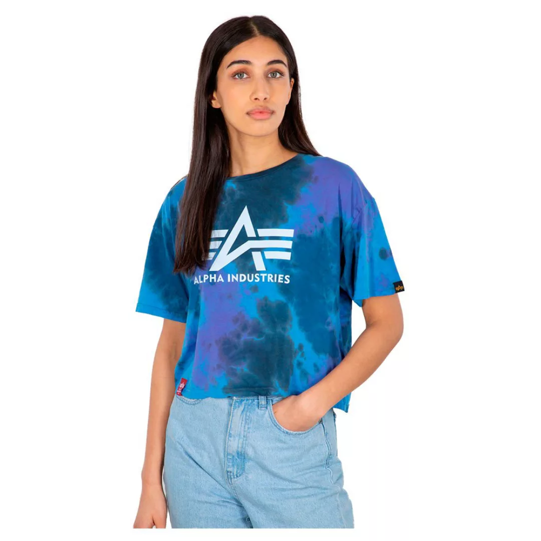 Alpha Industries Big A Batik Kurzärmeliges T-shirt S Galaxy Batik günstig online kaufen