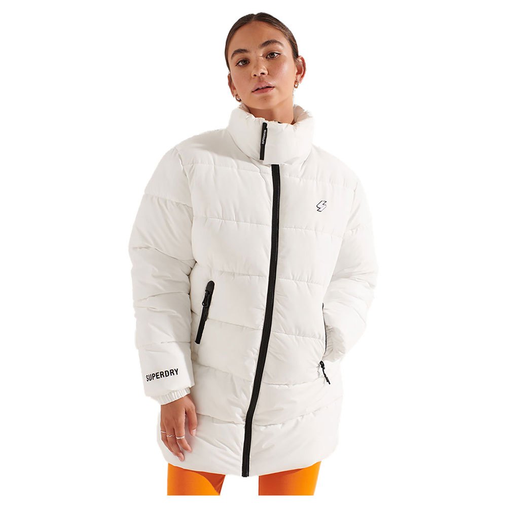 Superdry Longline Sports Jacke XS White günstig online kaufen