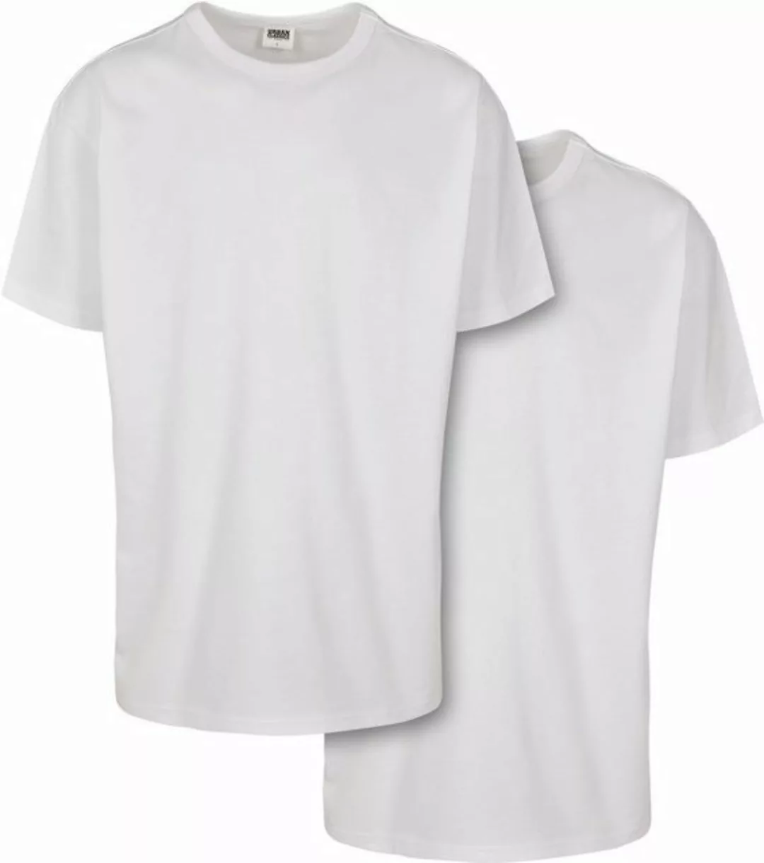 URBAN CLASSICS Kurzarmshirt Urban Classics Herren Organic Basic Tee 2-Pack günstig online kaufen