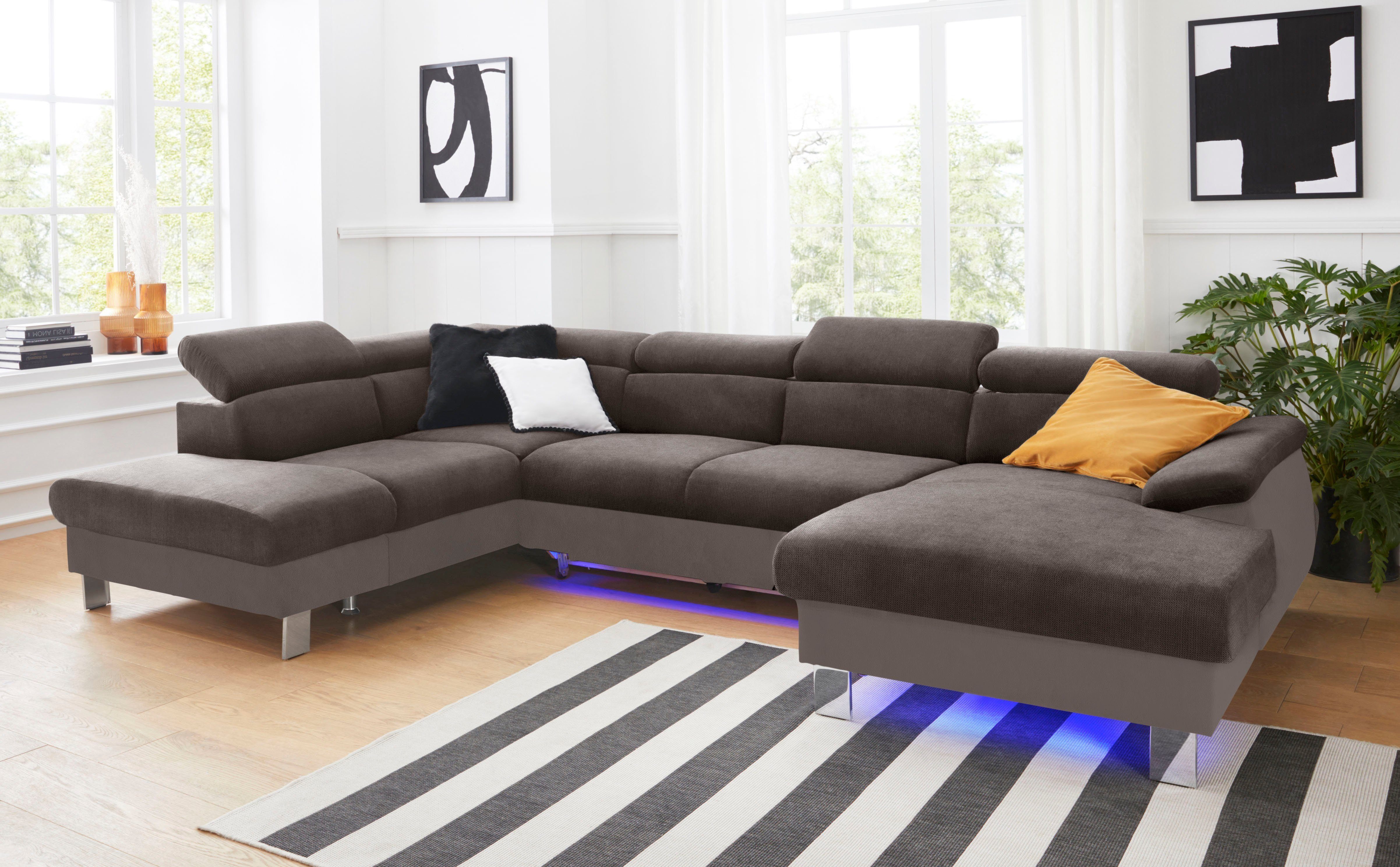 COTTA Polstergarnitur Komaris U-Form, (Set), Set günstig online kaufen