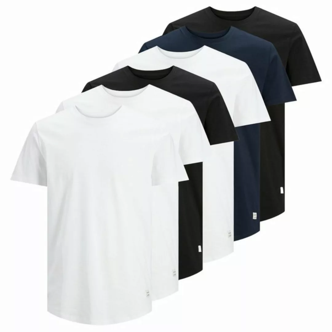 Jack & Jones T-Shirt "T-Shirt JJENOA TEE 6PK 6er Pack" günstig online kaufen