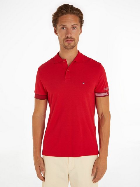 Tommy Hilfiger Poloshirt FLAG CUFF SLIM POLO günstig online kaufen