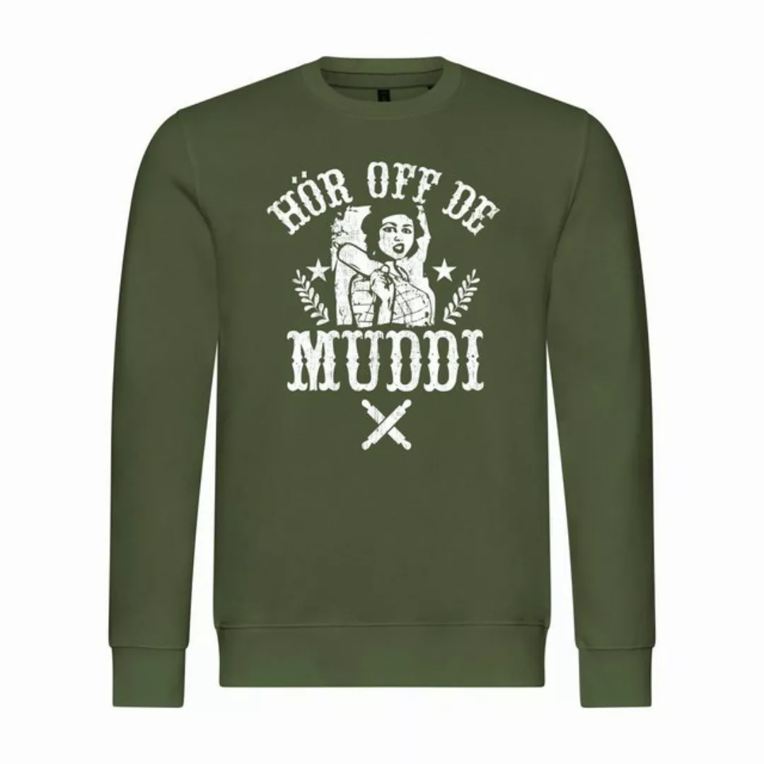 deinshirt Kapuzenpullover Herren Pullover Hör off de Muddi Mit Print Motiv günstig online kaufen