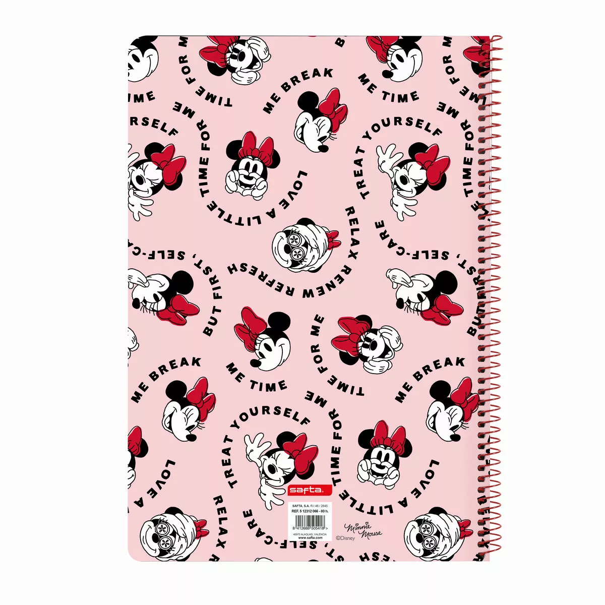 Notizbuch  Minnie Mouse Me Time Rosa A4 80 Bettlaken günstig online kaufen