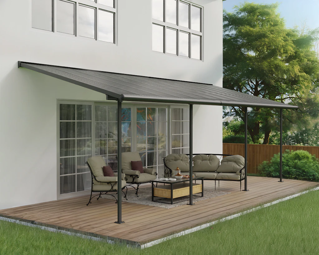 Palram - Canopia Terrassendach "Capri Alu Terrassenüberdachung", einfache D günstig online kaufen