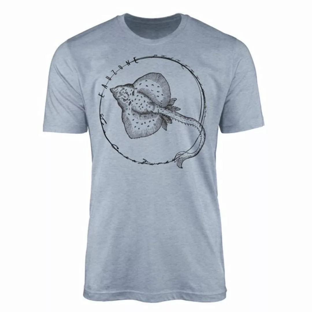 Sinus Art T-Shirt T-Shirt Tiefsee Fische - Serie: Sea Creatures, feine Stru günstig online kaufen