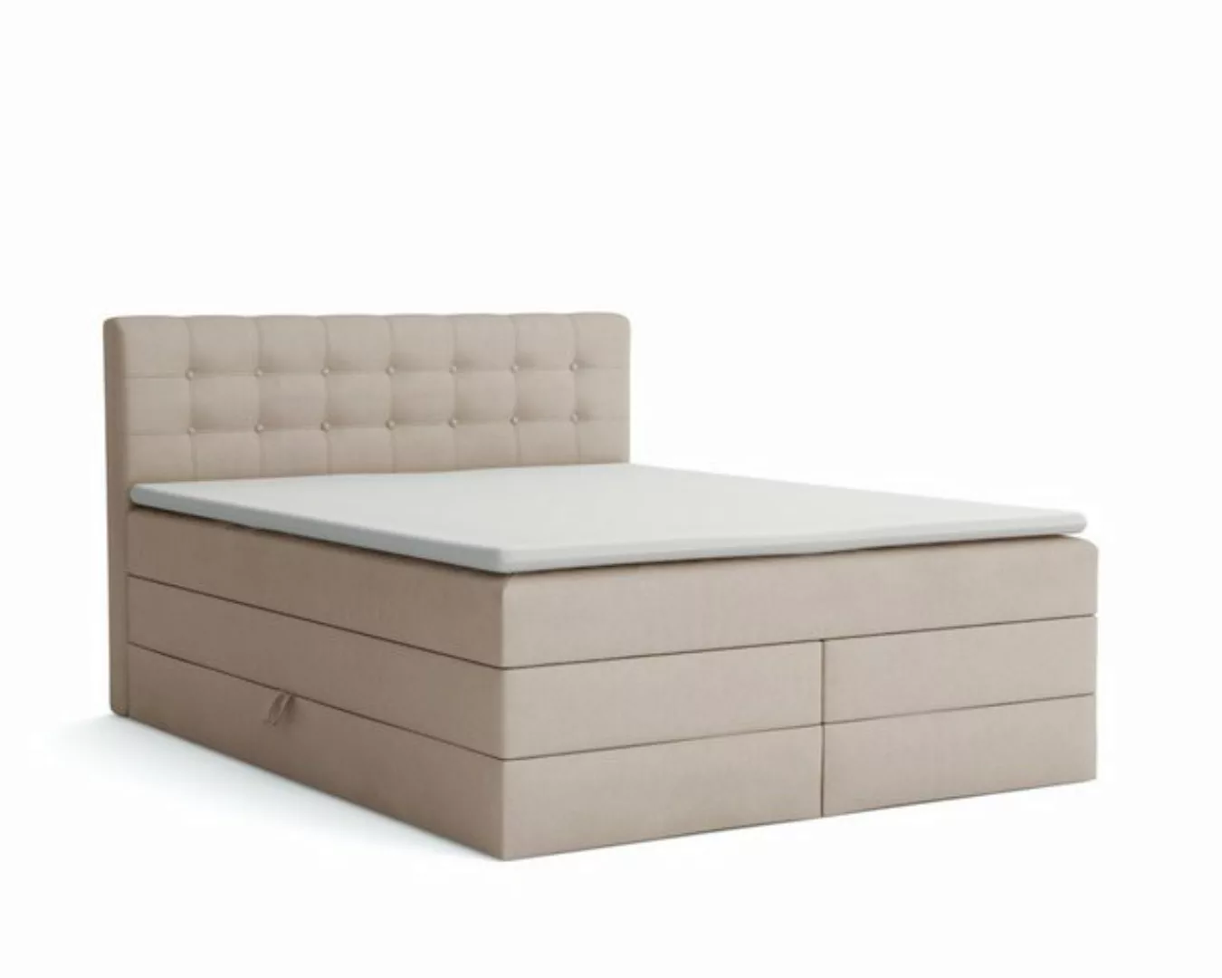 Deine Möbel 24 Boxspringbett SANTE Echtes Boxspringbett Polsterbett Komplet günstig online kaufen