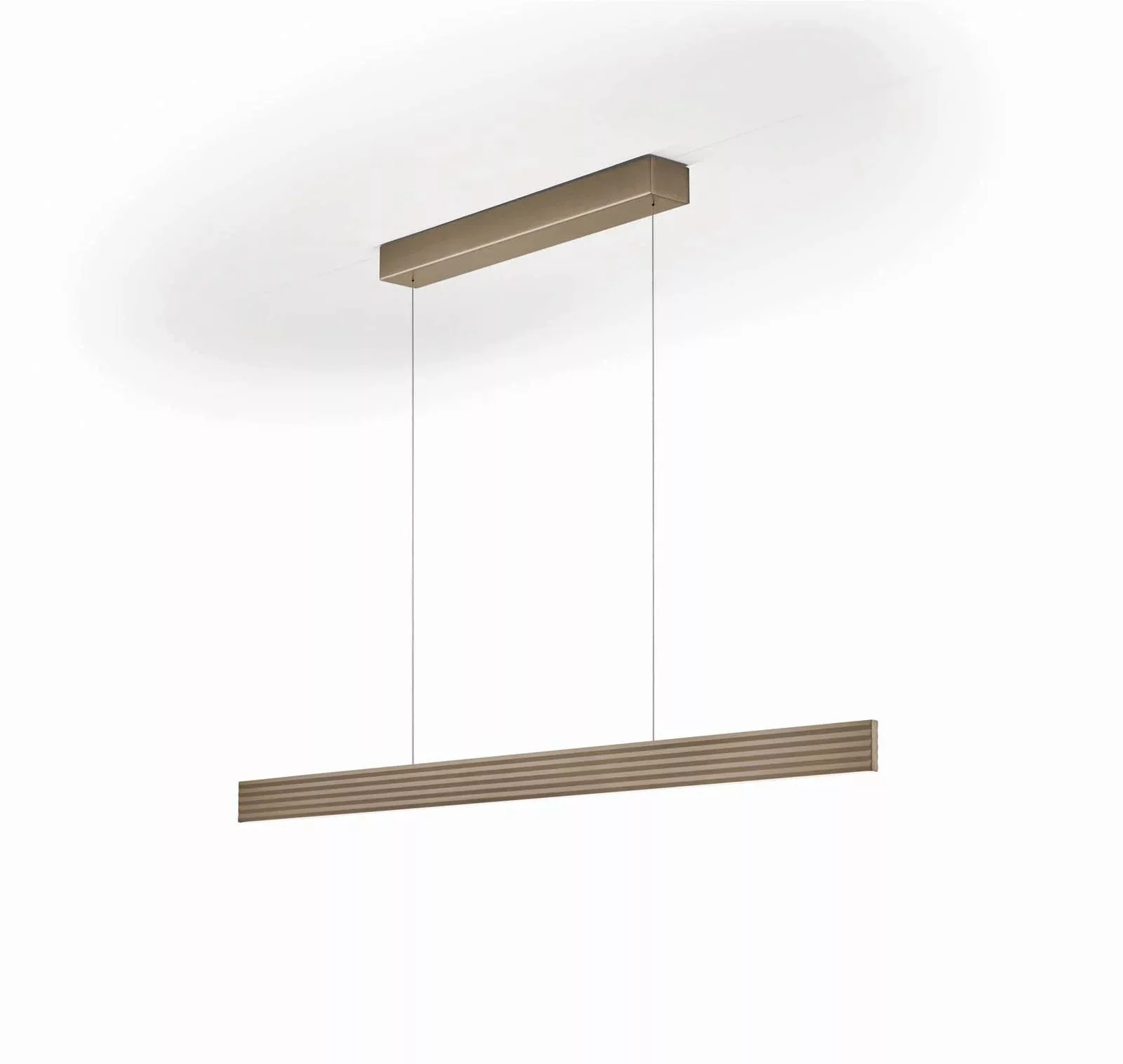 LED-Hängeleuchte Fara, up/down, Länge 132cm bronze günstig online kaufen