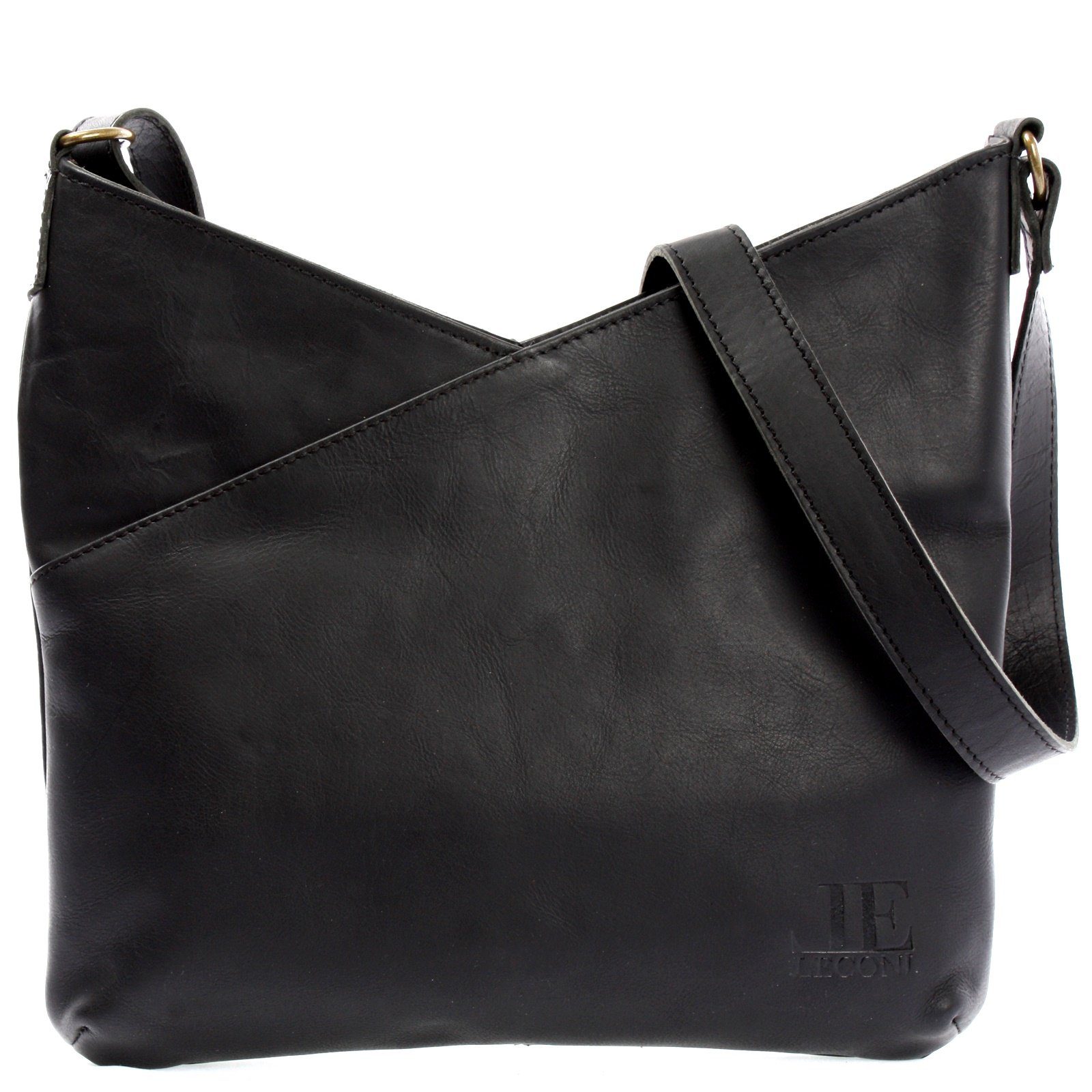 LECONI Umhängetasche Handtasche Ledertasche Damen Schultertasche günstig online kaufen