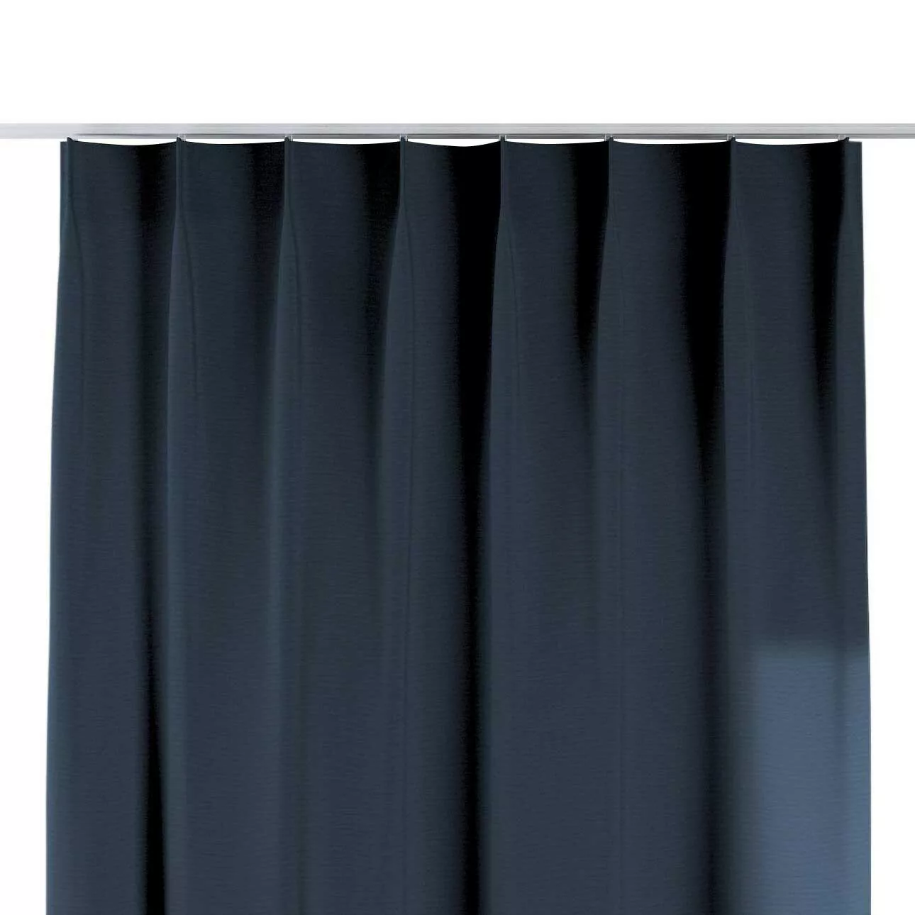 Vorhang mit flämischen 1-er Falten, marinenblau, Quadro (136-04) günstig online kaufen