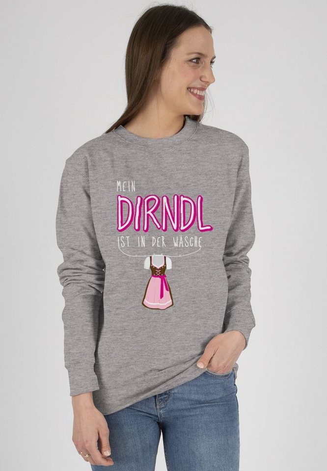 Shirtracer Sweatshirt Mein Dirndl ist in der Wäsche (1-tlg) Mode für Oktobe günstig online kaufen