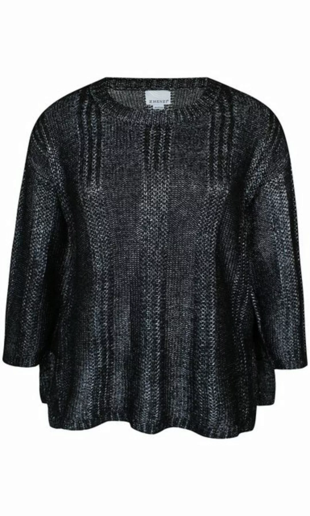 Zhenzi Longpullover Dair Pullover silver günstig online kaufen