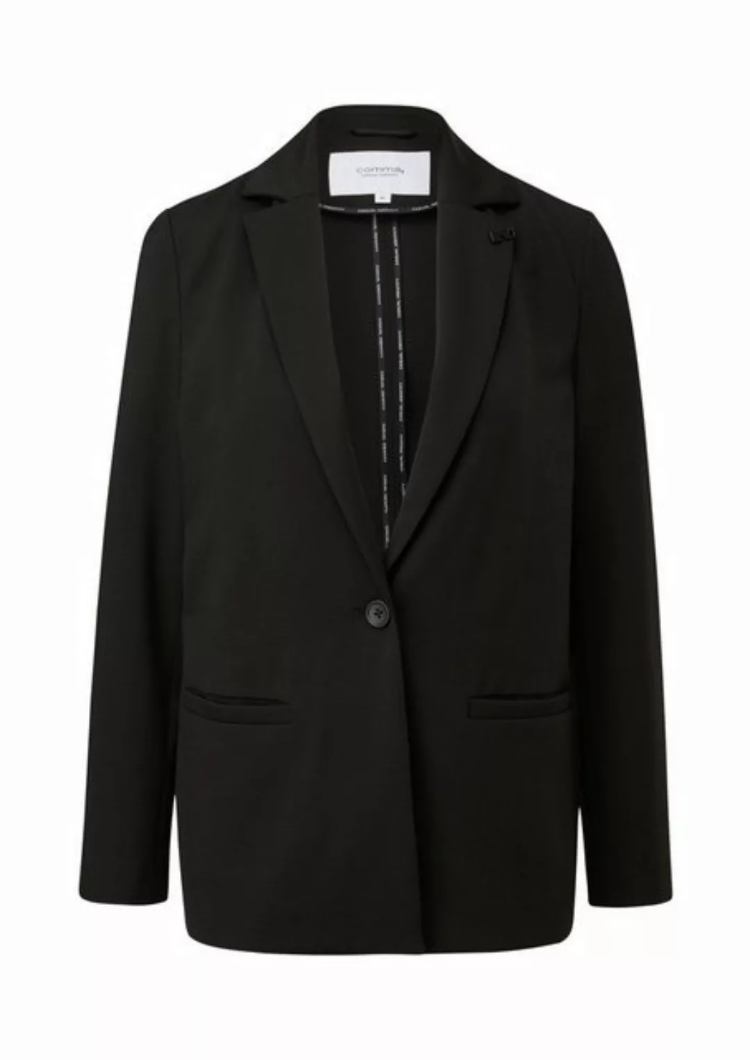 comma casual identity Blusenblazer Blazer aus Viskosemix Logo günstig online kaufen