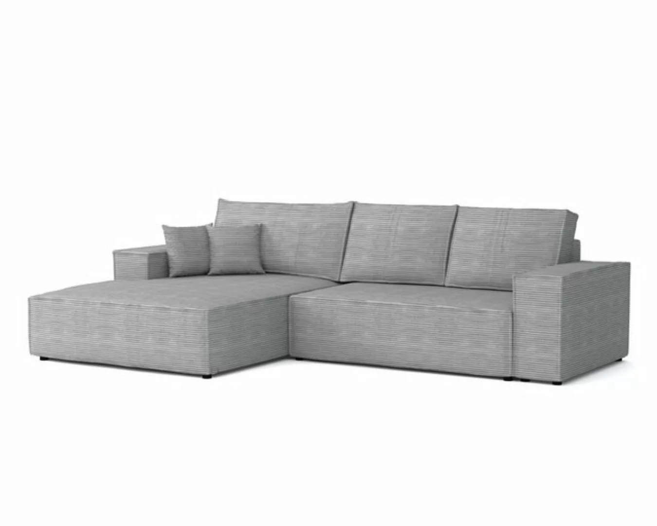 Deine Möbel 24 Wohnlandschaft MARCO 294 cm breit Ecksofa Sofa Wohnzimmer L- günstig online kaufen