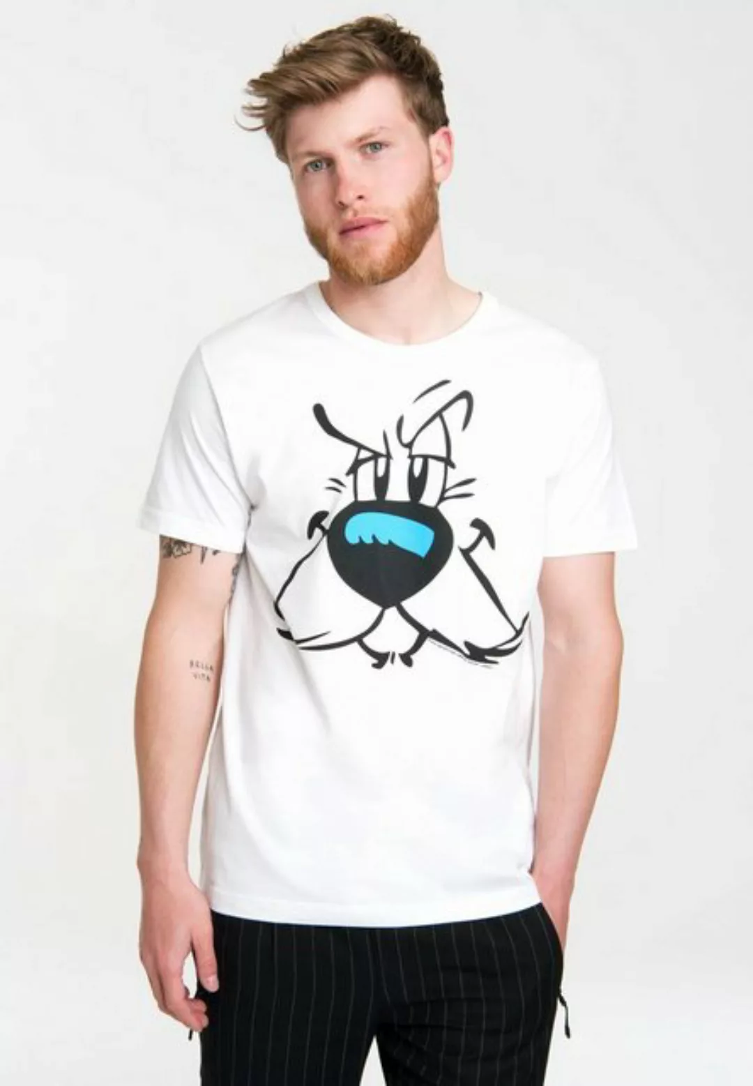 LOGOSHIRT T-Shirt Idefix - Faces - Asterix mit coolem Print günstig online kaufen