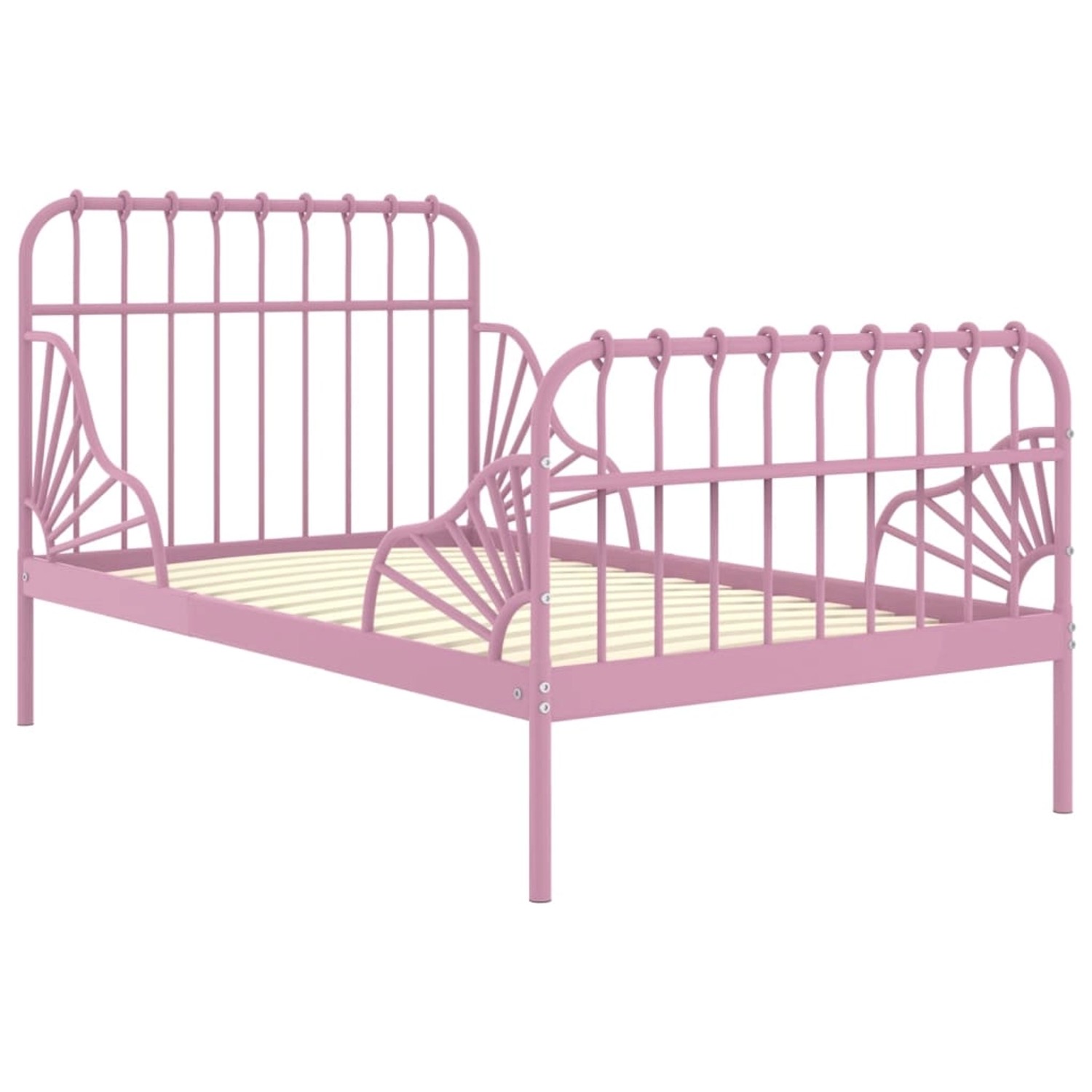 Ausziehbett Rosa Metall 80x130/200 Cm günstig online kaufen