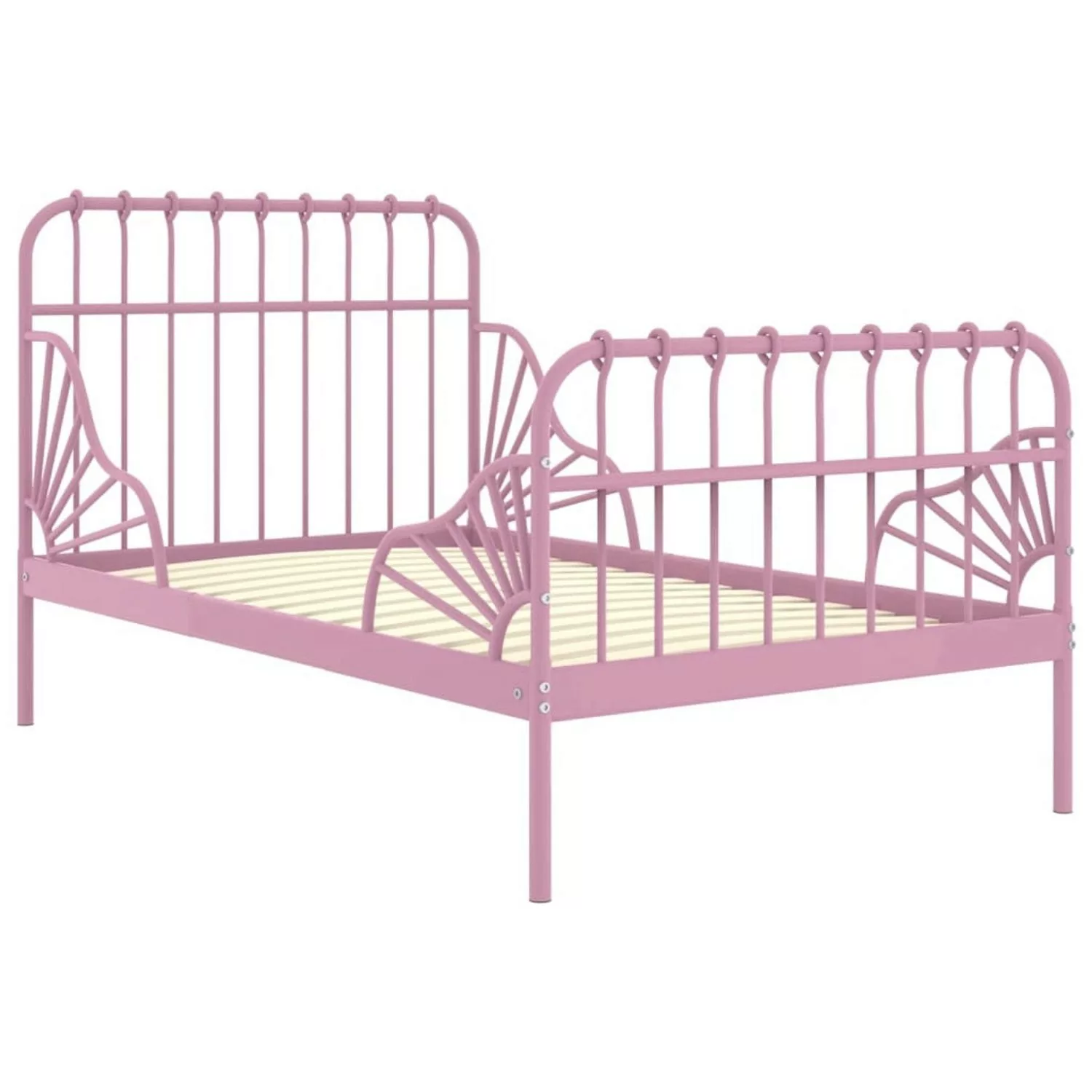 Ausziehbett Rosa Metall 80x130/200 Cm günstig online kaufen